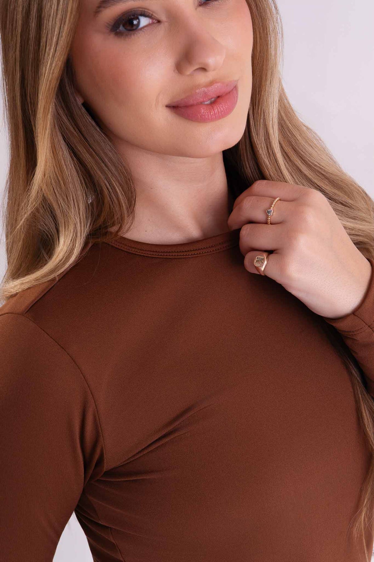 Blusa Térmica Feminina Peluciada Brownie