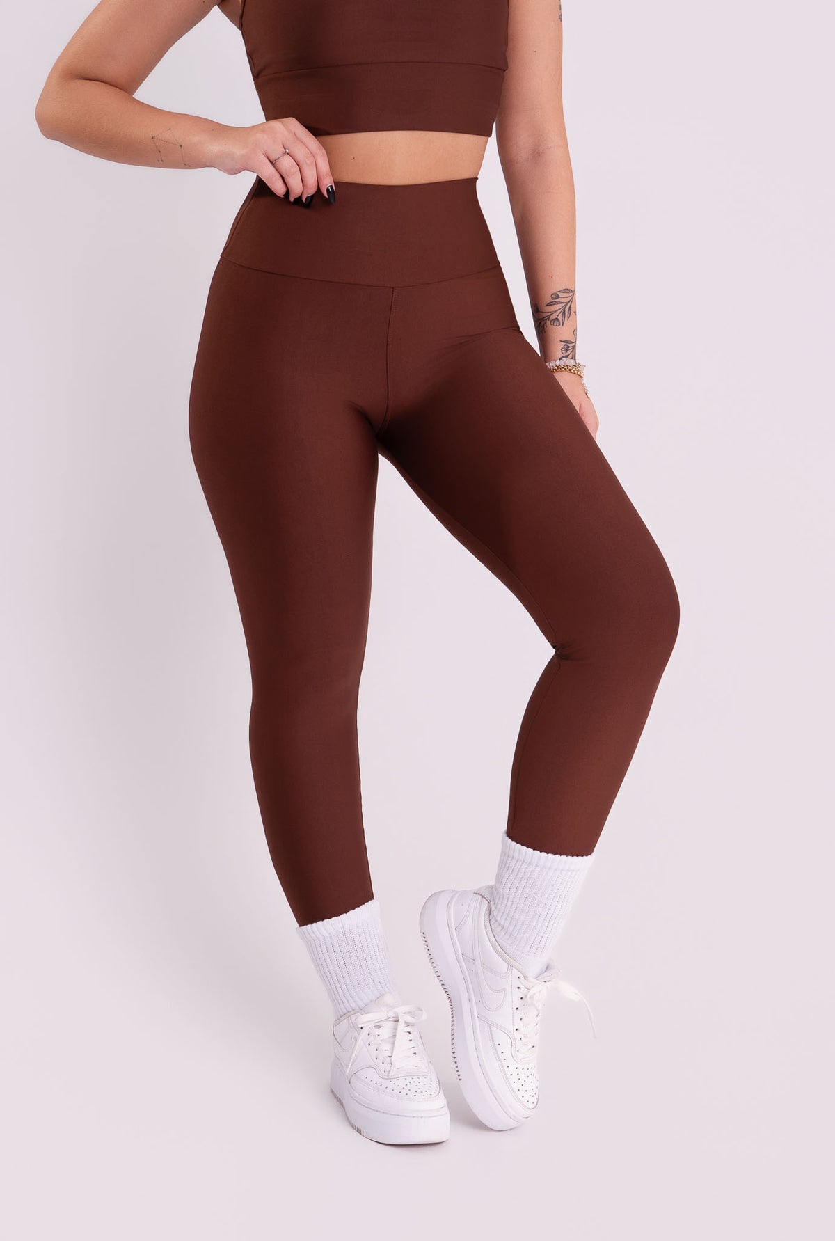 Kit 2 Conjuntos Top + Calça Fitness Feminina