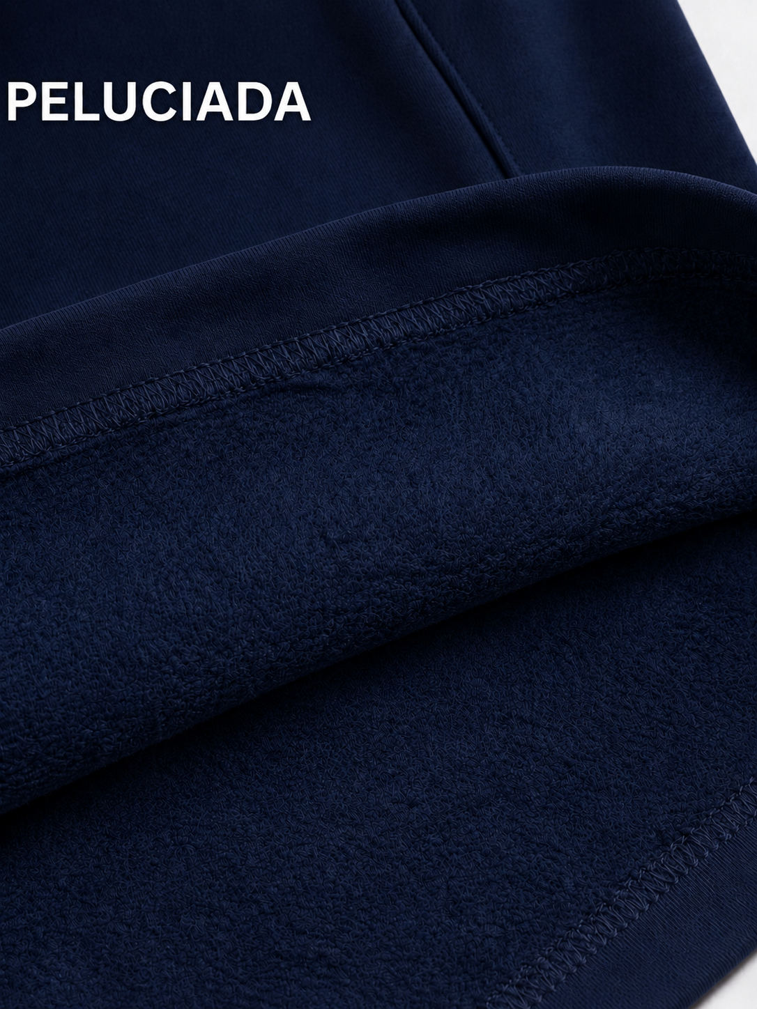 Blusa Térmica Azul Marinho Peluciada Segunda Pele Wazy