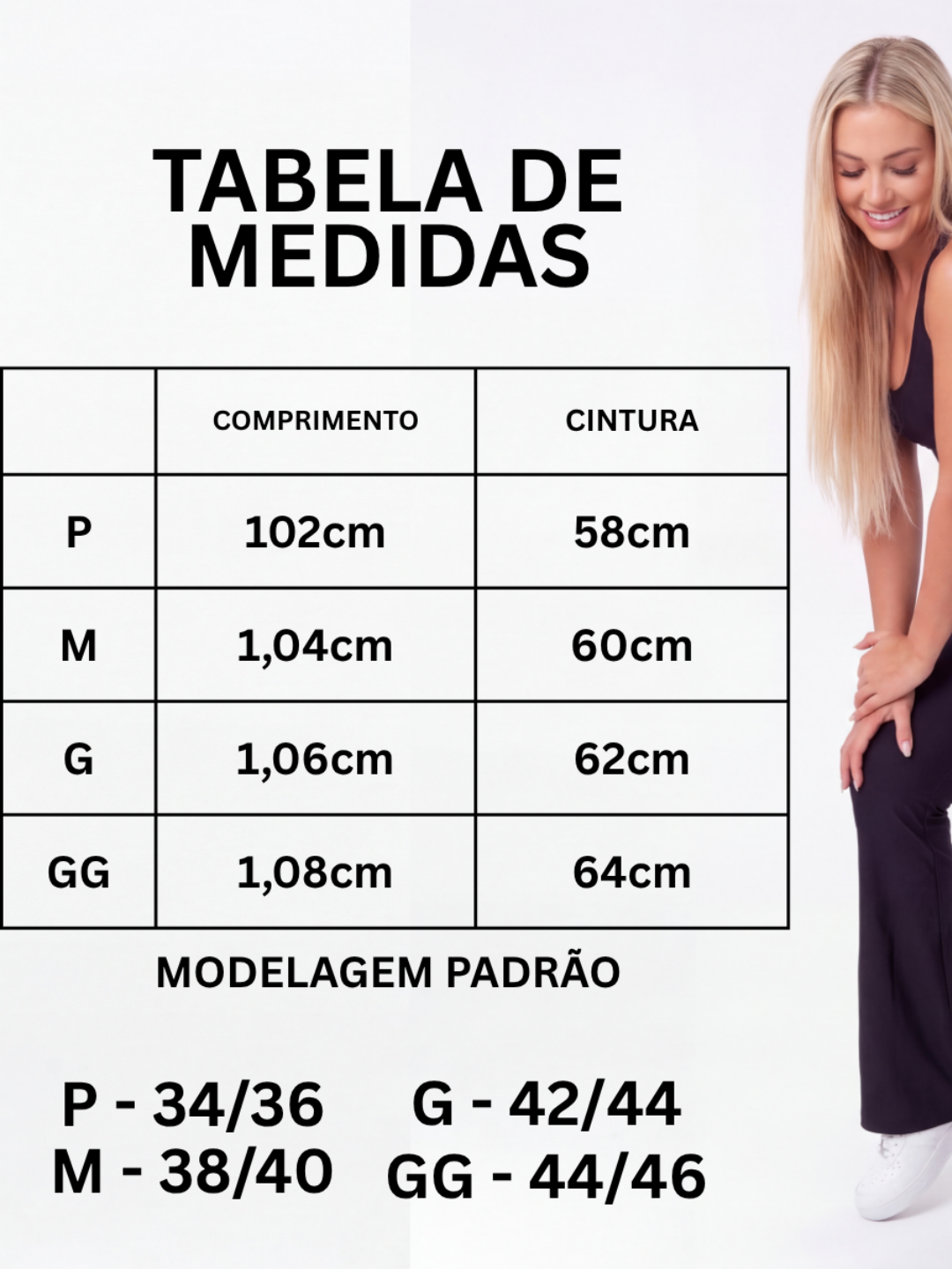 Calça Flare Legging Marrom Zero Transparência Wazy
